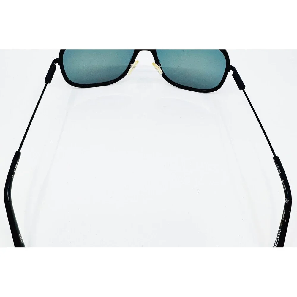 Unbranded Aviator Sunglasses Mens Black Pink Mirrored Lens Navigator Sunglasses